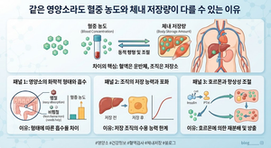 같은 영양소라도 혈중 농도와 체내 저장량이 다를 수 있는 이유 5 같은 영양소라도 혈중 농도와 체내 저장량이 다를 수 있는 이유