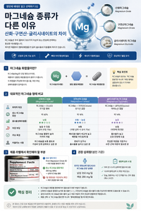 마그네슘 종류가 다른 이유: 산화·구연산·글리시네이트의 차이 9 마그네슘