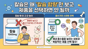 칼슘은 왜 '칼슘 함량'만 보고 제품을 선택하면 안 될까 6 칼슘함량