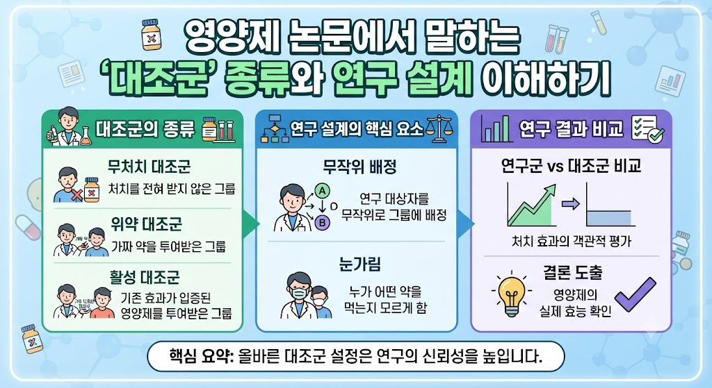 영양제 논문에서 말하는 '대조군' 종류와 연구 설계 이해하기 1 image 64
