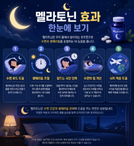 멜라토닌 효능 및 수면 장애 극복을 위한 복용 가이드 총정리 3 멜라토닌 효과