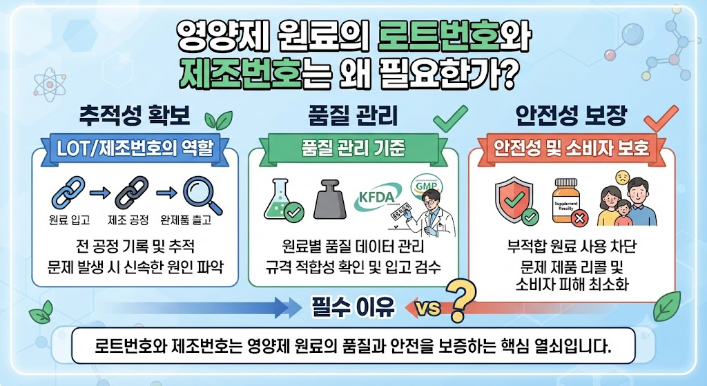 영양제 원료의 로트번호와 제조번호는 왜 필요한가 1 image 76