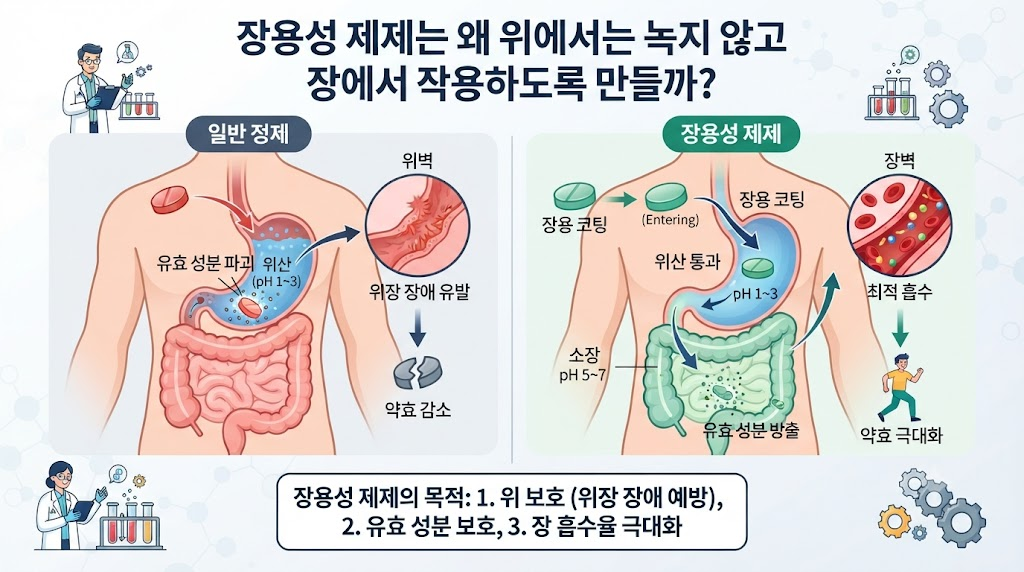 장용성 제제는 왜 위에서는 녹지 않고 장에서 작용하도록 만들까 1 image 82