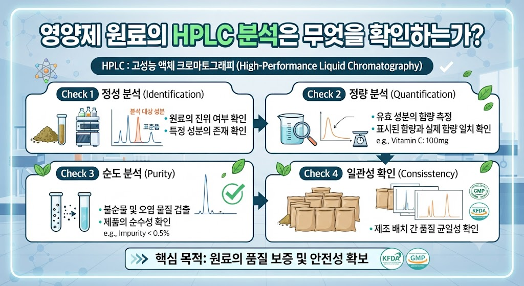 영양제 원료의 HPLC 분석은 무엇을 확인하는가 1 image 87