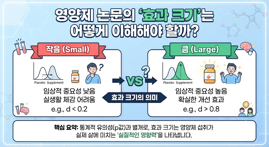 영양제 논문의 '효과 크기'는 어떻게 이해해야 할까 1 image 93