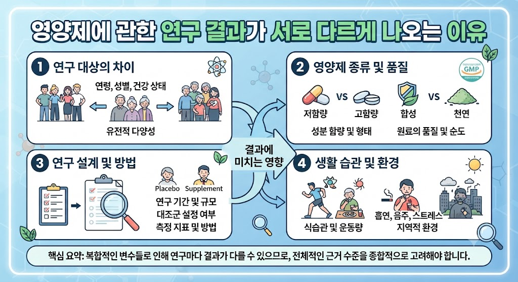 영양제에 관한 연구 결과가 서로 다르게 나오는 이유 1 image 96