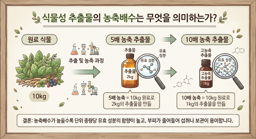 식물성 추출물의 농축배수는 무엇을 의미하는가 1 image 14