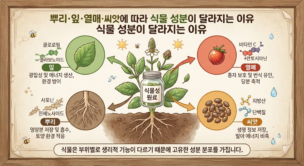 뿌리·잎·열매·씨앗에 따라 식물 성분이 달라지는 이유 1 image 16