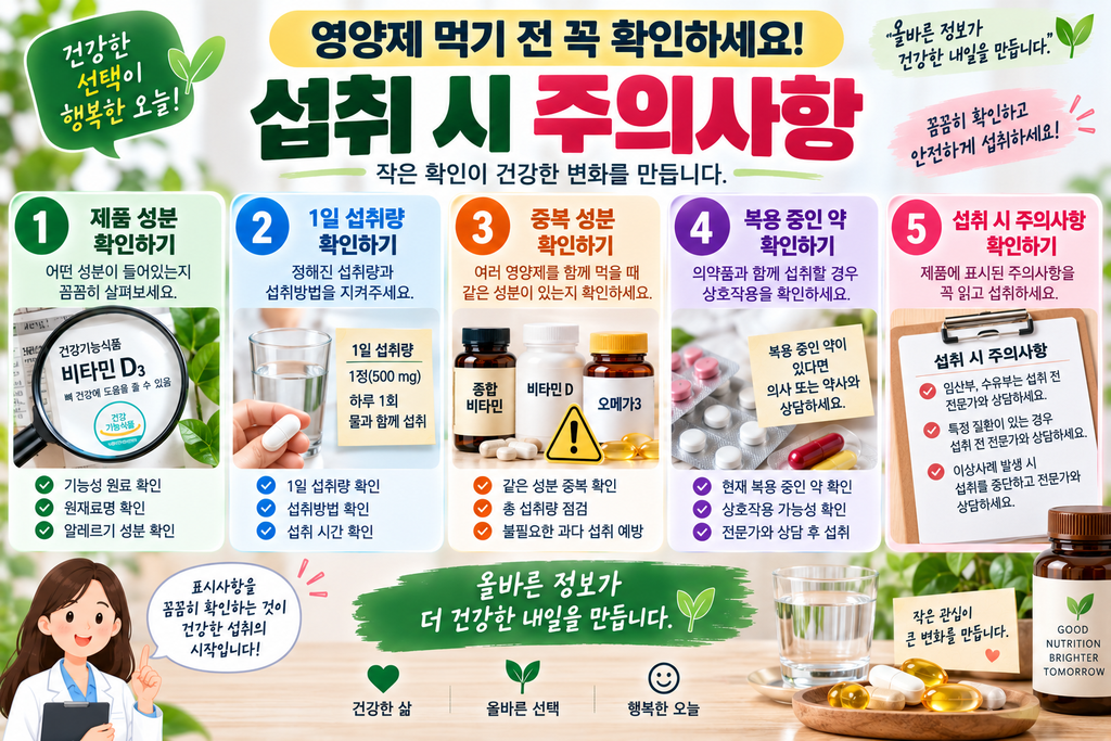 건강기능식품 ‘섭취 시 주의사항’ 왜 중요할까? 영양제 먹기 전 확인해야 할 표시정보 1 image 42