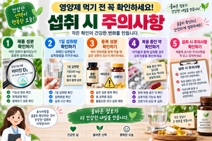 건강기능식품 ‘섭취 시 주의사항’ 왜 중요할까? 영양제 먹기 전 확인해야 할 표시정보 4 건강기능식품 ‘섭취 시 주의사항’ 왜 중요할까? 영양제 먹기 전 확인해야 할 표시정보