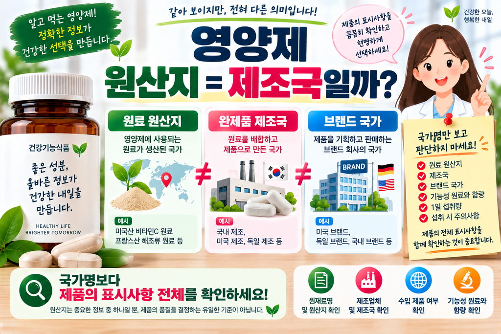 영양제 원산지와 제조국은 다르다? 건강기능식품 원료·제조 정보 확인하는 법 1 image 45