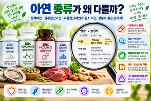 아연 종류가 왜 다를까? 산화아연·글루콘산아연·피콜린산아연과 원소 아연 읽는 법 1 아연 종류가 왜 다를까? 산화아연·글루콘산아연·피콜린산아연과 원소 아연 읽는 법